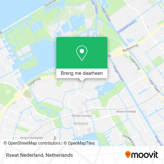 Rseat Nederland kaart