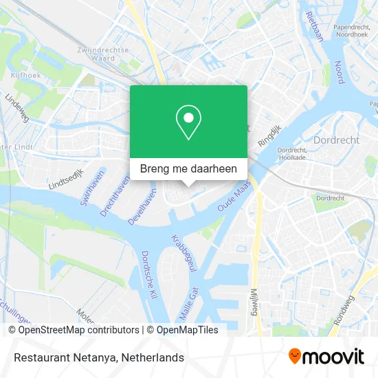 Restaurant Netanya kaart