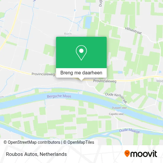Roubos Autos kaart