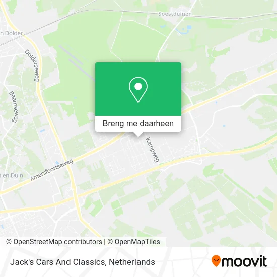 Jack's Cars And Classics kaart