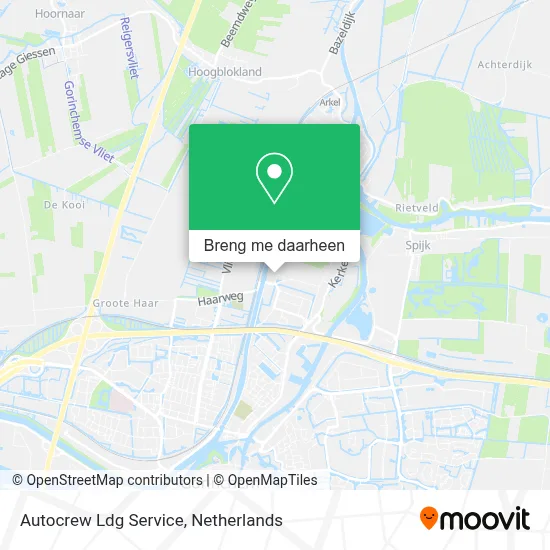Autocrew Ldg Service kaart