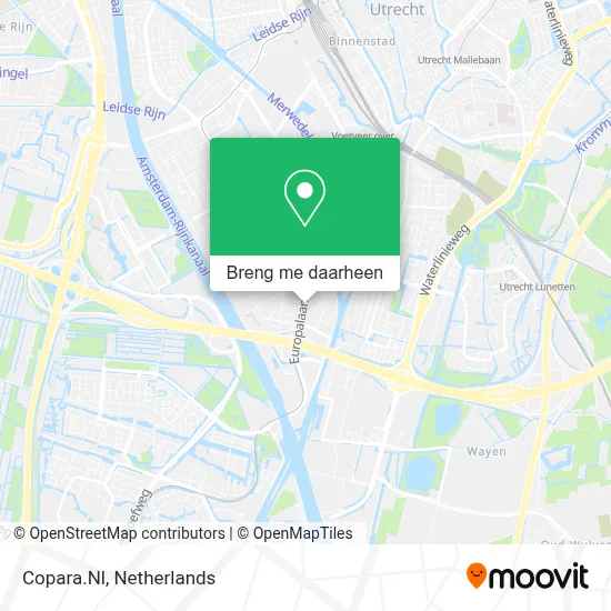 Copara.Nl kaart