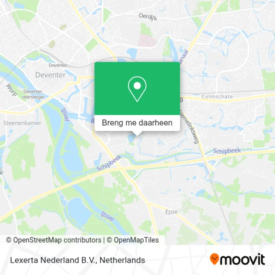 Lexerta Nederland B.V. kaart