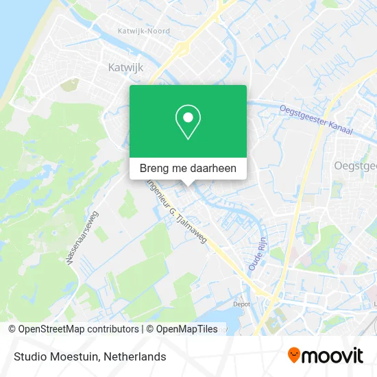 Studio Moestuin kaart