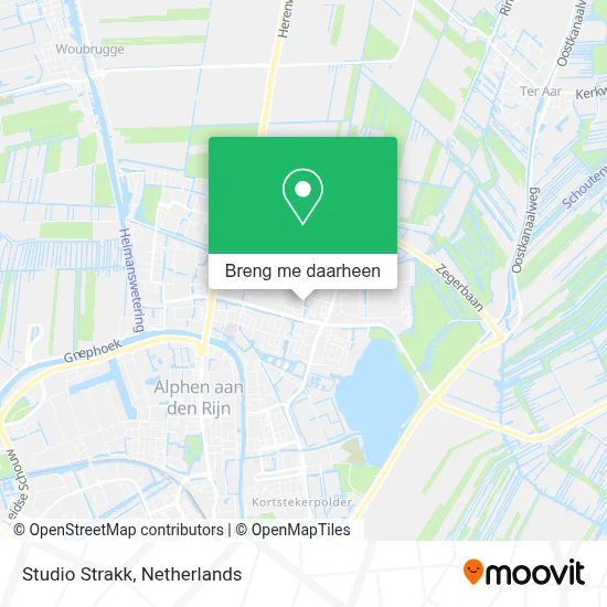 Studio Strakk kaart