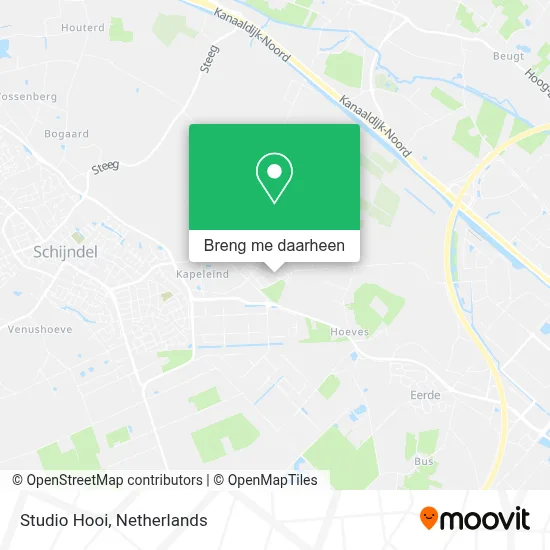 Studio Hooi kaart