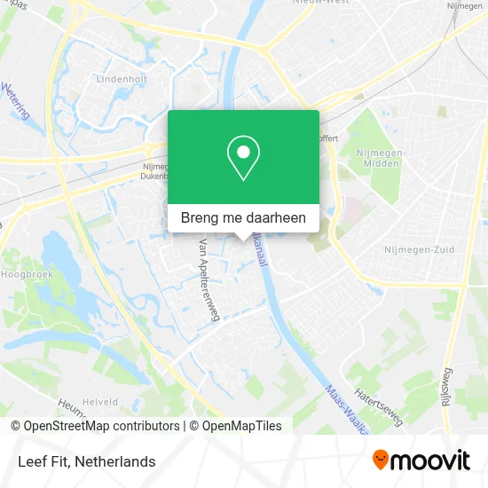 Leef Fit kaart