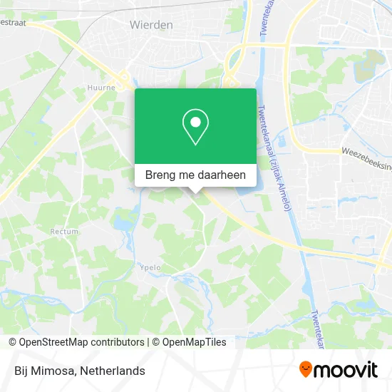Bij Mimosa kaart