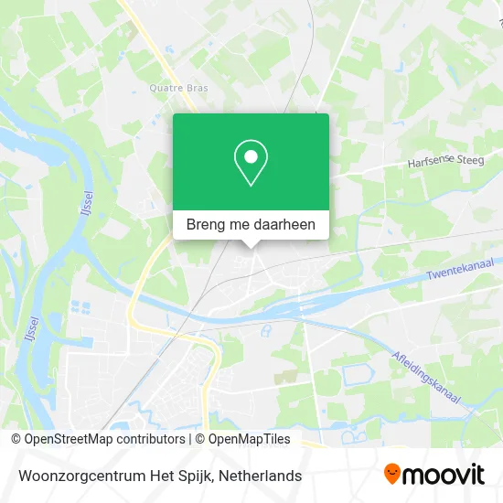 Woonzorgcentrum Het Spijk kaart