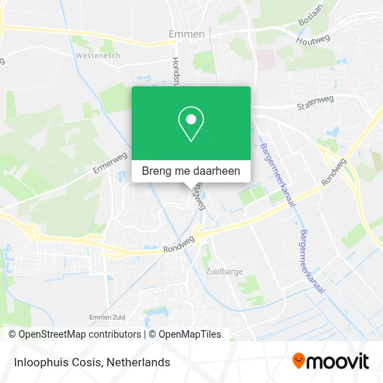 Inloophuis Cosis kaart