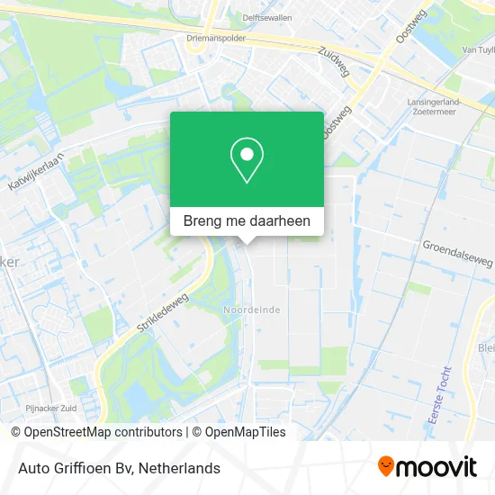 Auto Griffioen Bv kaart