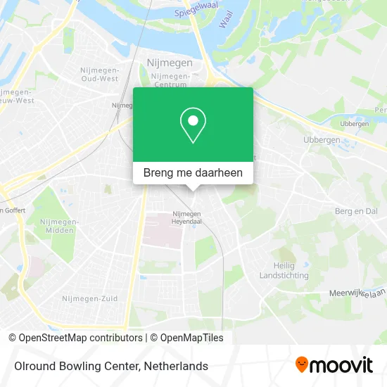 Olround Bowling Center kaart