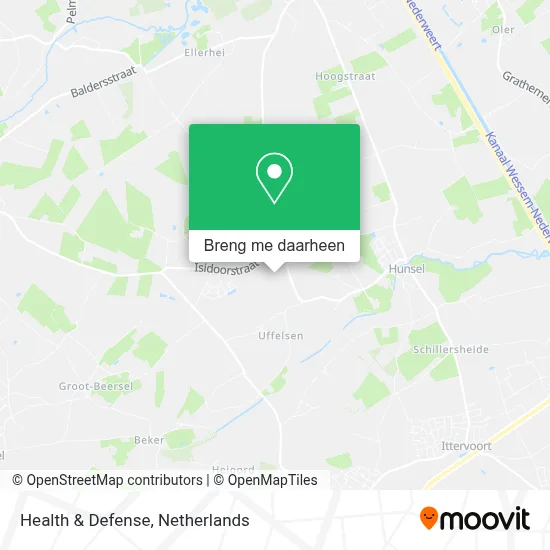 Health & Defense kaart