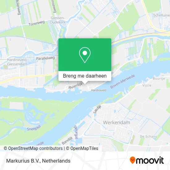 Markurius B.V. kaart