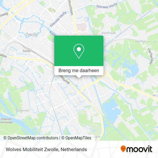 Wolves Mobiliteit Zwolle kaart