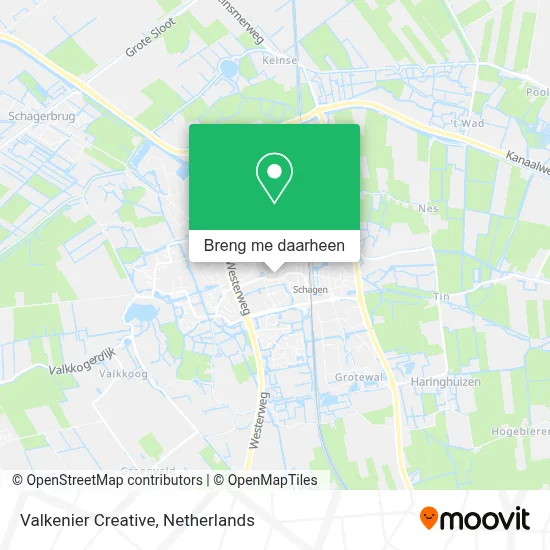 Valkenier Creative kaart