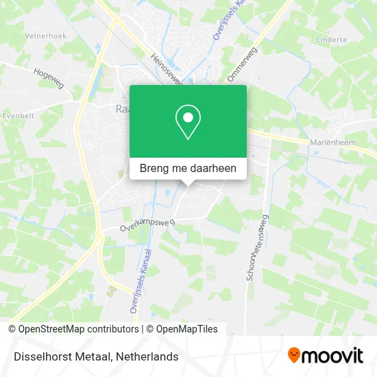 Disselhorst Metaal kaart