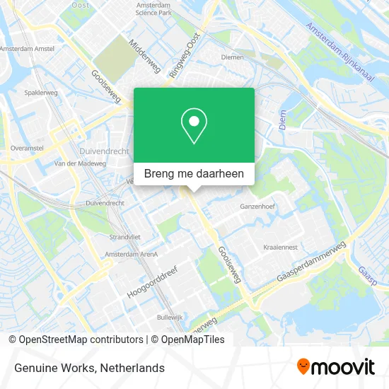 Genuine Works kaart