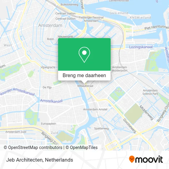 Jeb Architecten kaart