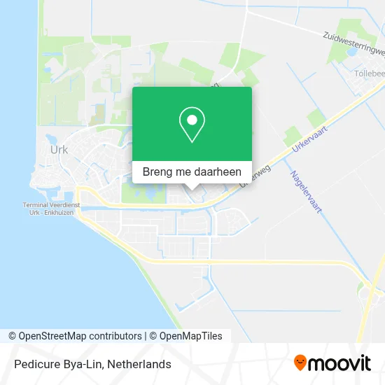 Pedicure Bya-Lin kaart