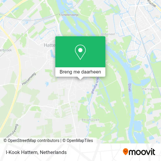I-Kook Hattem kaart
