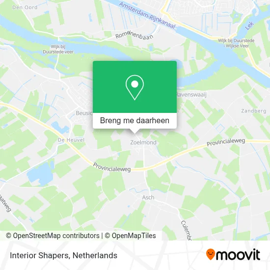 Interior Shapers kaart
