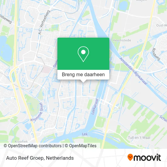 Auto Reef Groep kaart