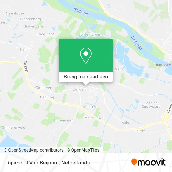 Rijschool Van Beijnum kaart