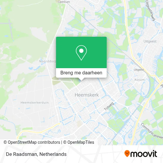 De Raadsman kaart