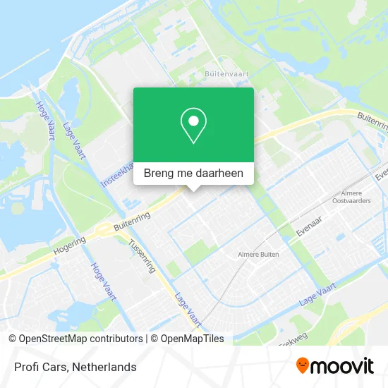 Profi Cars kaart