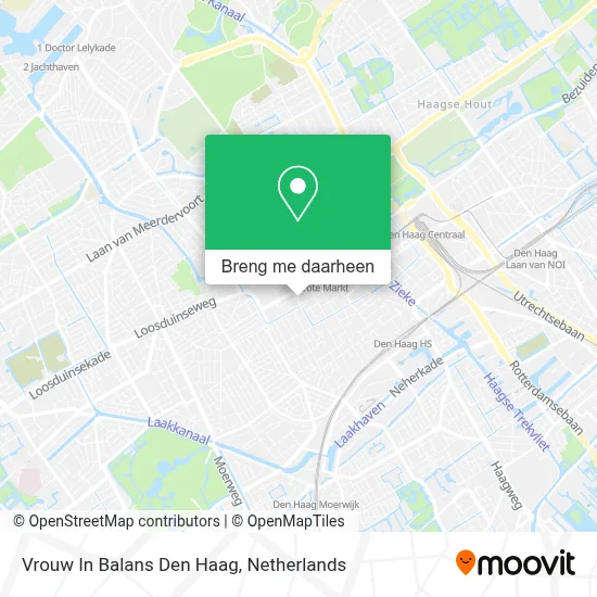 Vrouw In Balans Den Haag kaart