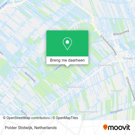 Polder Stolwijk kaart