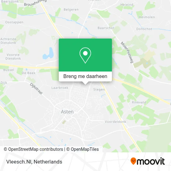 Vleesch.Nl kaart