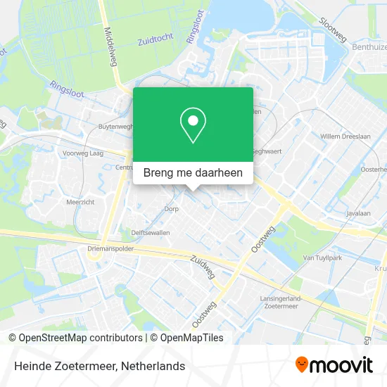 Heinde Zoetermeer kaart