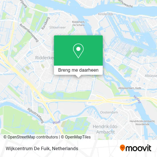 Wijkcentrum De Fuik kaart