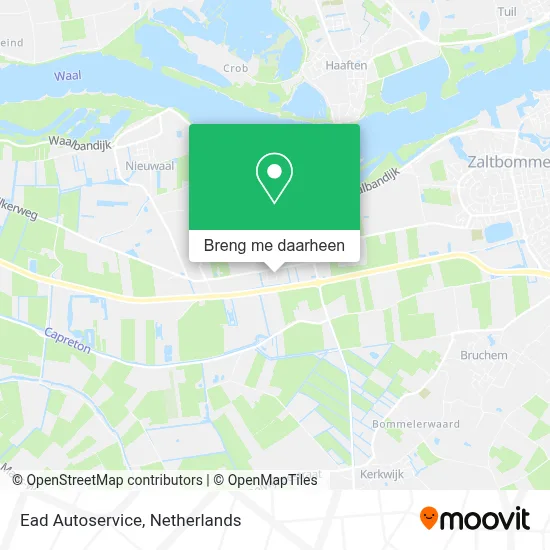 Ead Autoservice kaart