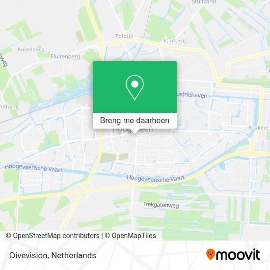 Divevision kaart
