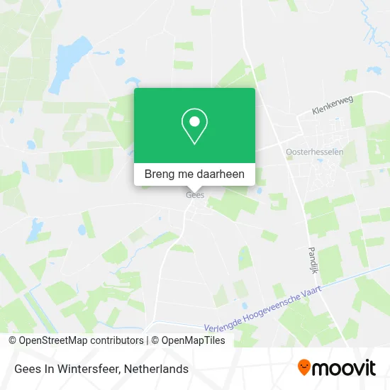Gees In Wintersfeer kaart