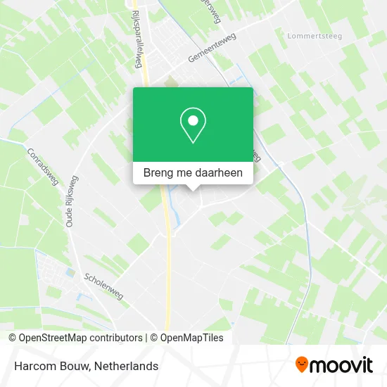 Harcom Bouw kaart