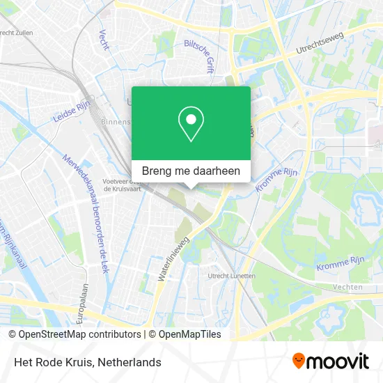 Het Rode Kruis kaart