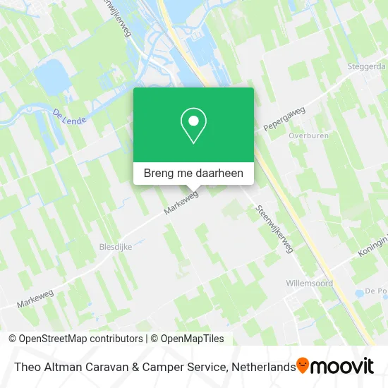 Theo Altman Caravan & Camper Service kaart