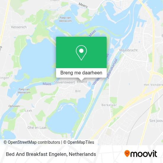 Bed And Breakfast Engelen kaart