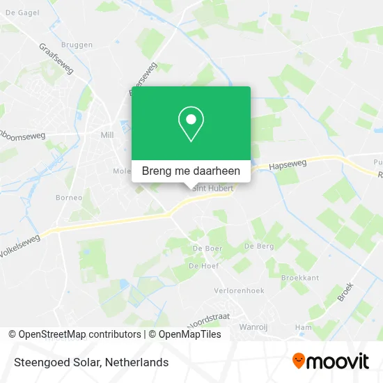 Steengoed Solar kaart