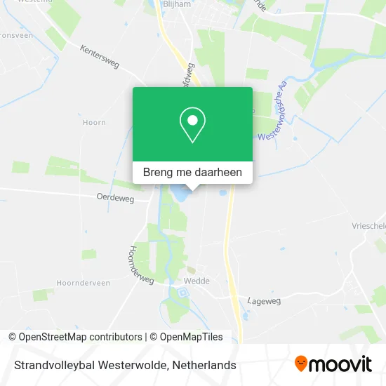 Strandvolleybal Westerwolde kaart