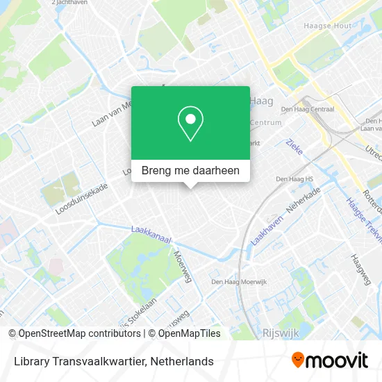 Library Transvaalkwartier kaart