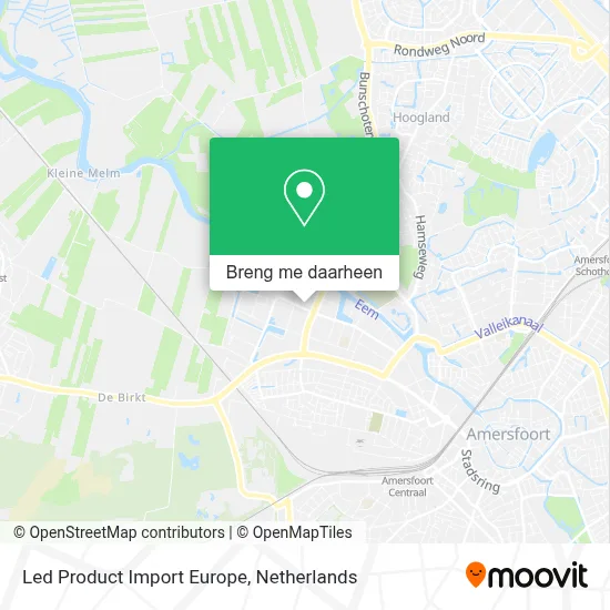 Led Product Import Europe kaart