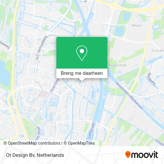 Ot Design Bv kaart