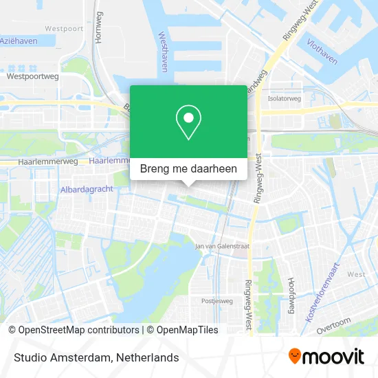 Studio Amsterdam kaart