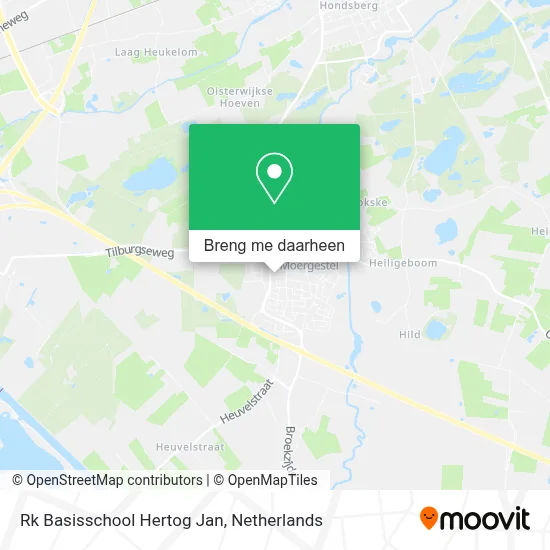 Rk Basisschool Hertog Jan kaart