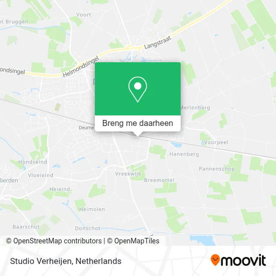 Studio Verheijen kaart